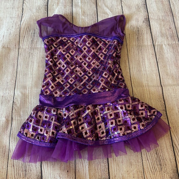 A Wish Come True Dance Costume Size Small Child Purple - Picture 1 of 6